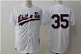 Chicago White Sox #35 Frank Thomas White Mitchell And Ness Throwback Stitched Jersey,baseball caps,new era cap wholesale,wholesale hats