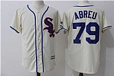 Chicago White Sox #79 Jose Abreu Cream New Cool Base Stitched Jersey,baseball caps,new era cap wholesale,wholesale hats