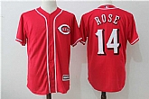 Cincinnati Reds #14 Pete Rose Red New Cool Base Stitched Jersey,baseball caps,new era cap wholesale,wholesale hats