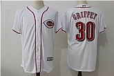 Cincinnati Reds #30 Ken Griffey White New Cool Base Stitched MLB Jersey,baseball caps,new era cap wholesale,wholesale hats