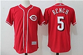 Cincinnati Reds #5 Johnny Bench Red New Cool Base Stitched Jersey,baseball caps,new era cap wholesale,wholesale hats