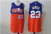 Cleveland Cavaliers #23 Lebron James Blue & Orange Nike Jersey,baseball caps,new era cap wholesale,wholesale hats