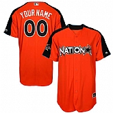 Customized Men's National League Majestic Orange 2017 MLB All-Star Game Home Run Derby Team Jersey,baseball caps,new era cap wholesale,wholesale hats
