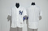 Customized Men's New York Yankees White Flexbase Stitched Jersey,baseball caps,new era cap wholesale,wholesale hats