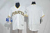 Customized Men's Pittsburgh Pirates White Flexbase Stitched Jersey,baseball caps,new era cap wholesale,wholesale hats