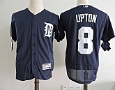 Detroit Tigers #8 Justin Upton Navy Blue Flexbase Stitched Jersey,baseball caps,new era cap wholesale,wholesale hats