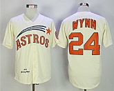 Houston Astros #24 Jimmy Wynn Cream 1971 Throwback Jersey,baseball caps,new era cap wholesale,wholesale hats