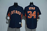 Houston Astros #34 Nolan Ryan Navy Blue New Cool Base Stitched Jersey,baseball caps,new era cap wholesale,wholesale hats