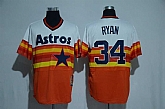 Houston Astros #34 Nolan Ryan Orange Flexbase Collection Stitched Jersey,baseball caps,new era cap wholesale,wholesale hats