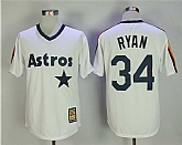 Houston Astros #34 Nolan Ryan White Cooperstown Collection Jersey,baseball caps,new era cap wholesale,wholesale hats