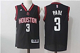 Houston Rockets #3 Chris Paul Black Swingman Jersey,baseball caps,new era cap wholesale,wholesale hats