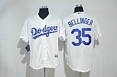 Los Angeles Dodgers #35 Cody Bellinger White New Cool Base Stitched Jersey,baseball caps,new era cap wholesale,wholesale hats