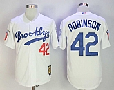 Los Angeles Dodgers #42 Jackie Robinson White Cooperstown Collection Limited Edition Jersey,baseball caps,new era cap wholesale,wholesale hats