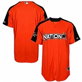 Men's National League Majestic Blank Orange 2017 MLB All-Star Game Home Run Derby Team Jersey,baseball caps,new era cap wholesale,wholesale hats
