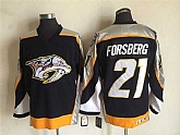 Nashville Predators #21 Forsberg Black CCM Throwback Stitched Jersey,baseball caps,new era cap wholesale,wholesale hats