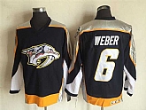 Nashville Predators #6 Weber Black CCM Throwback Stitched Jersey,baseball caps,new era cap wholesale,wholesale hats