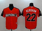 National League #22 Clayton Kershaw Orange 2017 MLB All Star Game Home Run Derby Player Jersey,baseball caps,new era cap wholesale,wholesale hats