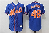 New York Mets #48 Jacob deGrom Blue New Cool Base Stitched Jersey,baseball caps,new era cap wholesale,wholesale hats