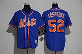 New York Mets #52 Yoenis Cespedes Blue New Cool Base Stitched Jersey,baseball caps,new era cap wholesale,wholesale hats