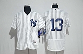 New York Yankees #13 Alex Rodriguez (No Name) White Flexbase Stitched Jersey,baseball caps,new era cap wholesale,wholesale hats