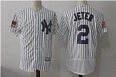 New York Yankees #2 Derek Jeter White 2017 Stars & Stripes Flexbase Jersey,baseball caps,new era cap wholesale,wholesale hats