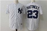 New York Yankees #23 Don Mattingly White New Cool Base Stitched Jersey,baseball caps,new era cap wholesale,wholesale hats
