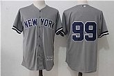 New York Yankees #99 Aaron Judge (No Name) Gray New Cool Base Stitched Jersey,baseball caps,new era cap wholesale,wholesale hats