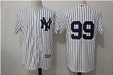 New York Yankees #99 Aaron Judge (No Name) White New Cool Base Stitched Jersey,baseball caps,new era cap wholesale,wholesale hats