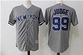 New York Yankees #99 Aaron Judge Gray New Cool Base Stitched MLB Jersey,baseball caps,new era cap wholesale,wholesale hats