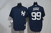 New York Yankees #99 Judge Navy Blue New Cool Base Stitched Jersey,baseball caps,new era cap wholesale,wholesale hats