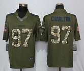 Nike Limited Dallas Cowboys #97 Taco Charlton Green Salute To Service Jersey,baseball caps,new era cap wholesale,wholesale hats