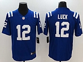Nike Limited Indianapolis Colts #12 Andrew Luck Blue Vapor Untouchable Player Jersey,baseball caps,new era cap wholesale,wholesale hats