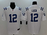 Nike Limited Indianapolis Colts #12 Andrew Luck White Vapor Untouchable Player Jersey,baseball caps,new era cap wholesale,wholesale hats