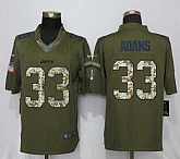 Nike Limited New York Jets #33 Jamal Adams Green Salute To Service Jersey,baseball caps,new era cap wholesale,wholesale hats