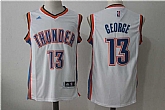 Oklahoma City Thunder #13 Paul George White Swingman Jersey,baseball caps,new era cap wholesale,wholesale hats