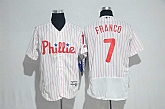 Philadelphia Phillies #7 Maikel Franco White Flexbase Stitched Jersey,baseball caps,new era cap wholesale,wholesale hats