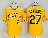 Pittsburgh Pirates #27 Kent Tekulve Gold Alternate Jersey,baseball caps,new era cap wholesale,wholesale hats