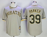 Pittsburgh Pirates #39 Dave Parker Gray Cooperstown Collection Cool Base Jersey,baseball caps,new era cap wholesale,wholesale hats