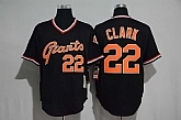 San Francisco Giants #22 Will Clark Black Mitchell And Ness Throwback Stitched Jersey,baseball caps,new era cap wholesale,wholesale hats