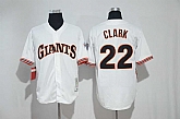San Francisco Giants #22 Will Clark White Mitchell And Ness Throwback Stitched Jersey,baseball caps,new era cap wholesale,wholesale hats