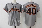 San Francisco Giants #40 Madison Bumgarner Gray New Cool Base Stitched Jersey,baseball caps,new era cap wholesale,wholesale hats