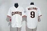 San Francisco Giants #9 Matt Williams White Mitchell And Ness Throwback Stitched Jersey,baseball caps,new era cap wholesale,wholesale hats