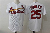St. Louis Cardinals #25 Dexter Fowler White New Cool Base Stitched Jersey,baseball caps,new era cap wholesale,wholesale hats