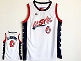 Team USA Basketball #6 Penny Hardaway White Dream Team III Jersey,baseball caps,new era cap wholesale,wholesale hats