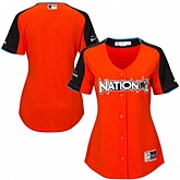 Women National League Majestic Orange 2017 MLB All-Star Game Home Run Derby Team Jersey,baseball caps,new era cap wholesale,wholesale hats