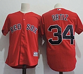 Youth Boston Red Sox #34 David Ortiz Red New Cool Base Jersey,baseball caps,new era cap wholesale,wholesale hats