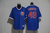 Youth Chicago Cubs #49 Jake Arrieta Blue New Cool Base Jersey,baseball caps,new era cap wholesale,wholesale hats