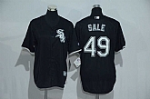 Youth Chicago White Sox #49 Chris Sale Black New Cool Base Jersey,baseball caps,new era cap wholesale,wholesale hats