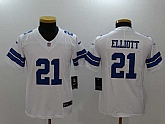 Youth Limited Nike Dallas Cowboys #21 Ezekiel Elliott White Vapor Untouchable Player Jersey,baseball caps,new era cap wholesale,wholesale hats