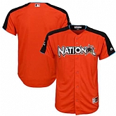 Youth National League Blank Majestic Orange 2017 MLB All-Star Game Home Run Derby Team Jersey